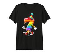 Thème Glace Arc-en-Ciel fondante 7ème Anniversaire T-Shirt Haut de Gamme