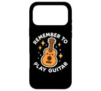 Thème Musical Mignon « Remember to Play Guitar » Coque pour iPhone 17 Pro Max