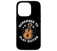 Thème Musical « Remember to Play Guitar » Coque pour iPhone 14 Pro