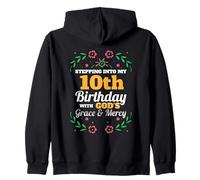 Thème Religieux « Stepping Into My 10th Birthday » Sweat à Capuche
