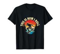Thème rétro « This is How I Roll Cool Skater » T-Shirt