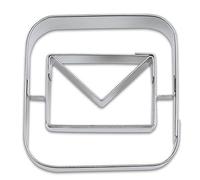 Themed Cookie Cutter Email APP, Cutter, Städter Stainless Steel 5 CM