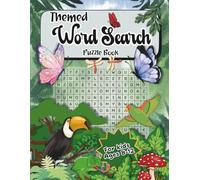 Themed Word Search Puzzle Book: Themes Word Searches with Easy to read Prints about Adventures Featuring Animals, Space, Food, and More, 8.5x11 ... and simply for enjoying leisure time!