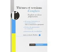 Thèmes et version d'anglais - Traduire en classes préparatoires de Sylvie Watkins (2011) Broché