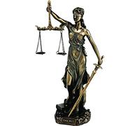 THEMIS Figurine Statue Déesse Grecque / Aveugle Dame Justice Sculpture Avocat Cadeau…
