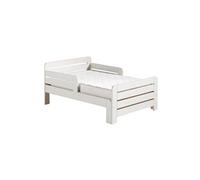 THEMIS - Lit Evolutif Blanc + Matelas Réglable 90x140/200cm -