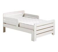 THEMIS - Lit Evolutif Blanc + Matelas Réglable 90x140/200cm -