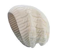 Thenice Bonnet Tricoté Femme Chapeau Hiver Cap Fille Chaud Béret (Blanc)
