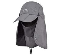 Thenice Casquette légionnaire pliable et séchage rapide - gris - Taille Unique