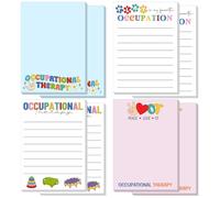 Thenshop Lot de 8 notes adhésives de 320 feuilles de notes adhésives pour ergothérapeute, collègues, fournitures de bureau - 9 x 14 cm