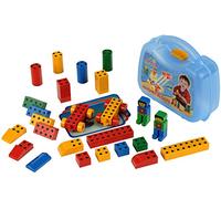 Theo Klein 0635 Mallette de Construction Manetico Basic - 25 pièces magnétiques de Tailles, Couleurs et Formes différentes - 3 Cartes-modèles - Dimensions : 21 x 8,5 x 19 cm - pour Enfants dès 1 an