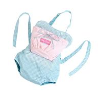 Theo Klein 1668 Baby Coralie Porte-poupée Kangourou| Sangle Ajustable | Dimensions : 34 cm x 24,5 cm x 2 cm | Jouet pour Enfants à partir de 3 Ans