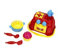 Theo Klein 2343 Seau-Cuisine de Plage | Set Cuisine de Haute qualité pour Le bac à Sable et la Plage l avec Plaque de Cuisson, évier, Vaisselle etc... | Jouet pour Enfants à partir de 18 Mois
