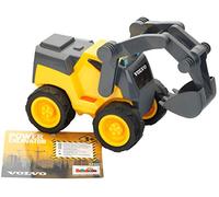 Theo Klein Tractopelle Volvo Power échelle 1:24 – Pelle articulée – 22,5×11,5×12,5 cm – Dès 3 ans
