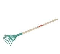 Theo Klein 2717 Bosch Garten Râteau à Feuilles, Robuste Râteau à Feuilles pour Enfants, Manche Solide, Manche Percé pour Suspension Pratique, Anti-UV I Jouet pour Enfants à Partir de 3 Ans