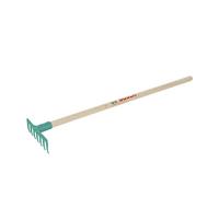 Theo Klein 2718 Bosch Garten Râteau de Jardin, Robuste Râteau de Jardin avec Manche Solide, Manche Percé pour Suspension Pratique, Anti-UV I Jouet pour Enfants à Partir de 3 Ans