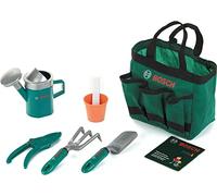 Theo Klein 2787 Sacoche de Jardinage Bosch - avec de Nombreux Accessoires : arrosoir, Pelle Manche Court, râteau Manche Court, sécateur, etc. - Dimensions : 18 x 12 x 25 cm - pour Enfants dès 3 Ans