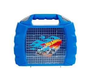 Theo Klein 2823 Hot Wheels Mallette de collectionneur I Mallette d'une grand stabilité avec des compartiments pour 30 voitures miniatures I Poignée ergonomique et robuste I Dimensions : 26,6 cm x 32 cm x 8,8 cm I Jouet pour enfants à partir de 3 ans