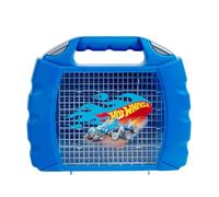 Theo Klein 2823 Hot Wheels Mallette de Collectionneur I Mallette e Grand Stabilité Avec des Compartiments pour 30 Voitures Miniatures I Poignée Ergonomique et Robuste I Dimensions : 266 cm X 32 cm X 88 cm I Jouet pour Enfants Partir de 3 ans