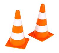 Theo Klein 2946 Set de Cônes de Signalisation I 10 Cônes Très Stables pour Délimiter des Pistes de Jeux ou des Buts de foot I Pour Enfants à Partir de 3 ans