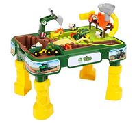 Theo Klein 3948 Table de Jeux à Sable et à Eau John Deere - avec Ferme, Vaches, véhicules agricoles, Pelle articulée, etc. - Dimensions : 64 x 46 x 60 cm I pour Enfants à partir de 18 Mois