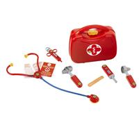 Theo Klein 4265 Mallette de Docteur avec Stéthoscope, Seringue, Thermomètre et plus - 21,5 cm x 9 cm x 20 cm - Jouet pour enfants dès 3 ans