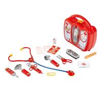 Theo Klein 4350 Mallette Docteur avec téléphone Portable électronique - Nombreux Accessoires : stéthoscope, seringue, thermomètre, etc. - Dimensions : 28 x 8,5 x 25 cm - pour Les Enfants dès 3 Ans