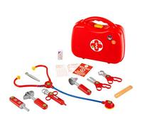 Theo Klein 4383 Mallette médecin | Avec 14 accessoires dont stéthoscope, thermomètre, seringue | Et une poignée pratique. Dimensions : 28 cm x 9,5 cm x 22 cm | Jouet pour enfants à partir de 3 ans