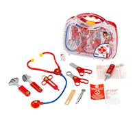 Theo Klein 4395 Mallette médecin I Robuste mallette transparente avec de nombreux accessoires I Dimensions : 27 cm x 10 cm x 24 cm I Jouet pour enfants à partir de 3 ans