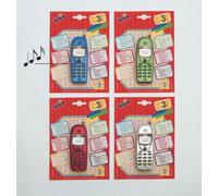 Theo Klein 4920 Téléphone Portable Musical I Téléphone Portable à Piles avec Différentes Tonalités et Lumière Clignotante I Jouet pour Enfants à partir de 3 ans