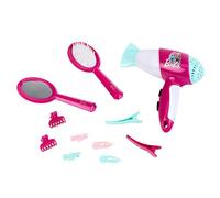 Theo Klein 5790 Barbie Set de Coiffure I Accessoires en Super-Look Barbie I avec sèche-Cheveux Jouet, Souffle de l'air Froid I Jouet pour Enfants à partir de Trois Ans