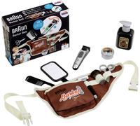 Theo Klein 5838 Braun Barbier Set I Sacoche du ventre avec de nombreux ustensiles de magasin de barbe I Coupeur de barbe de je