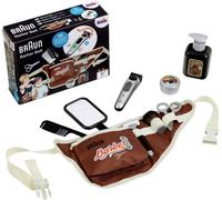 Theo Klein 5838 Braun Barbier Set I Sacoche du ventre avec de nombreux ustensiles de magasin de barbe I Coupeur de barbe de jeu électrique I Jouets pour les