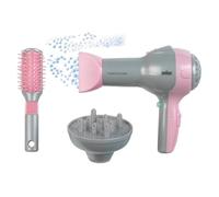 Theo Klein 5850 Braun Sèche-cheveux I Séche-cheveux pour enfants, avec brosse et diffuseur I Jouet pour enfants à partir de trois ans