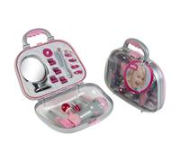 Theo Klein 5855 Mallette Coiffure Braun avec sèche-Cheveux électronique - Livrée avec de Nombreux Accessoires : Peigne, Brosse, Miroir, etc - Dimensions : 27,5 x 11 x 22,2 cm - pour Enfants dès 3 Ans