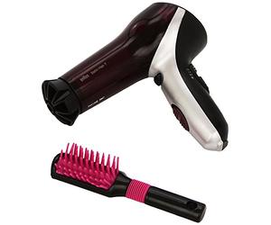 Theo Klein 5867 Braun Sèche-cheveux I Sèche-cheveux pour enfants, avec brosse et diffuseur I Jouet pour enfants à partir de trois ans