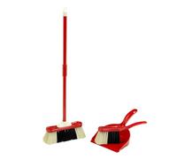 Theo Klein 6304 Set ménage Classique I avec Balai pour Enfants, balayette et Pelle I Jouet pour Enfants à partir de Trois Ans