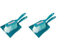 Theo Klein 6568 Leifheit Garniture de balais, 2 pièces I Set de ménage pour Enfants avec balayette et Pelle I Dimensions : 12 cm x 56 cm x 3 cm I Jouet pour Enfants à partir de Trois Ans (Lot de 2)