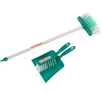 Theo Klein 6571 Leifheit Garniture de balais, 3 pièces I Garniture pour enfants avec balai, balayette et pelle I Jouet pour enfants à partir de trois ans