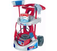 Theo Klein 6721 Chariot à balais Vileda avec accessoires