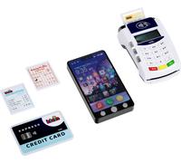 Theo Klein 7274 PoS Terminal et téléphone portable pour enfants Smartphone | Avec lumière, son et fonction de paiement sans