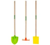 Theo Klein 7643 Klein Goes Bio Outils de Jardin pour Enfants I Ensemble Composé e Pelle Râteau et e Bêche I Jouet pour Enfants Partir de Trois Ans