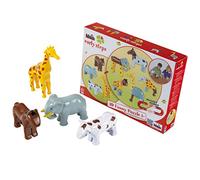 Theo Klein 77 Funny Puzzle, Puzzle magnétique, 4 Animaux | Les pièces du Puzzle se fixent Entre Elles par aimants | Jouet pour Enfants à partir d'un an