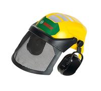 Theo Klein 8199 Bosch Casque de bûcheron, Casque de Jeu Ajustable avec visière et protège-Oreilles, Produit sous Licence Officielle, Jouet pour Enfants à partir de 3 Ans