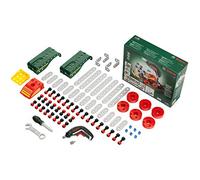 Theo Klein 8497 Set de Construction Bosch Multitech avec visseuse électronique Ixolino II - 109 pièces, 11 possibilités de Construction - pour Les Enfants à partir de 3 Ans