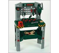 Theo Klein 8637 Jeu D'imitation - Etabli Sonore Avec Perceuse À Colonne Et Accessoires - Bosch Hauteur Adjustable