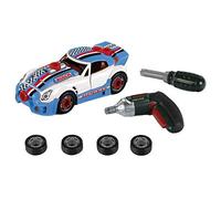 Theo Klein 8668 Set de Tuning Bosch avec visseuse électronique Ixolino et Tournevis - Voiture montable et démontable - Dimensions : 20,5 x 9,5 x 6 cm - pour Enfants à partir de 3 Ans