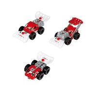 Theo Klein 8793 Bosch 3 in 1Set de Construction Racing Team,pour Construire différents véhicules de Course avec des fiches pour Construire 3 modèles différents Jouet pour Enfants à partir de 3 Ans