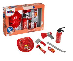 Theo Klein 8950 Pro Lot de 7 accessoires de pompier avec casque