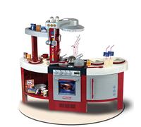 Theo Klein 9155 Cuisine Miele Gourmet International - 43 Accessoires fournis - Plaque de Cuisson avec Module sonore - Jouable des Deux côtés - Dimensions : 120 x 43 x 95 cm - pour Enfants dès 3 Ans